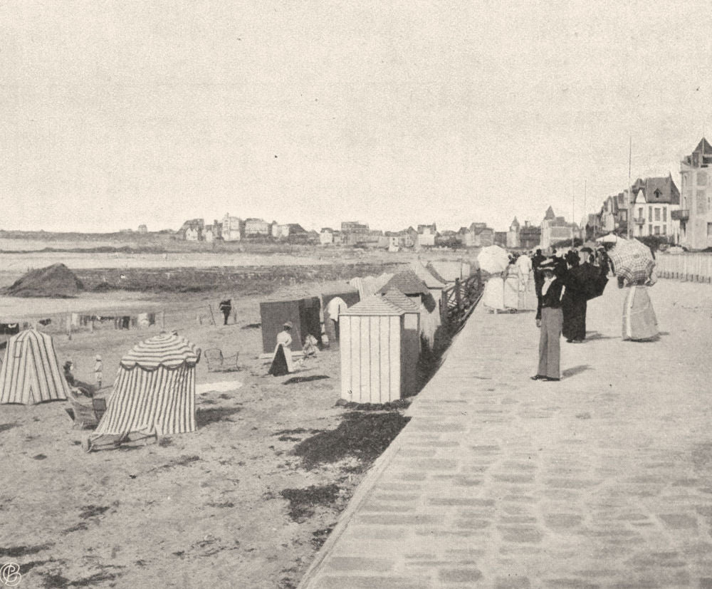 ILLE-ET-VILAINE. Paramé. SMALL. 1902 old antique vintage print picture